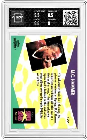 1991 Pro Set MusiCards #122 Arena Club 7 - Music Card Single