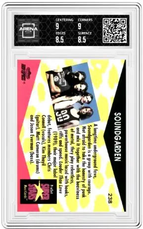 1991 Pro Set MusiCards #238 Arena Club 9 - Music Card Single