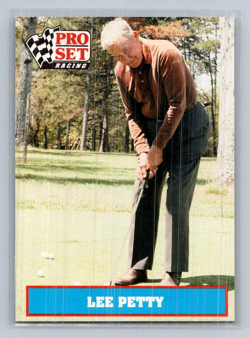 1991 Pro Set Petty Family #45 Lee Petty Petty Enterprises - Racing Card Single