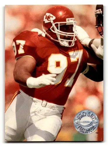 1991 Pro Set Platinum #207 Dan Saleaumua Kansas City Chiefs Football ID:56611 - Football Card Single