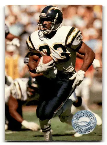 1991 Pro Set Platinum #266 Ronnie Harmon San Diego Chargers Football ID:56606 - Football Card Single
