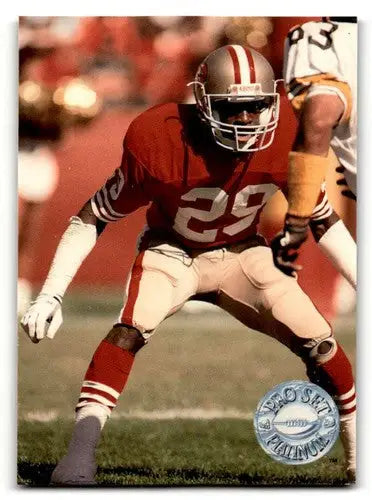 Original gloss Football player in uniform 1991 Pro Set Platinum Don Griffin San Francisco 49ers