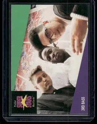 1991 Pro Set Super Stars MusiCards 3rd Bass #136 - Music Card Single