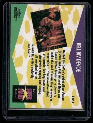 1991 Pro Set Super Stars MusiCards Bell Biv DeVoe #109 - Other