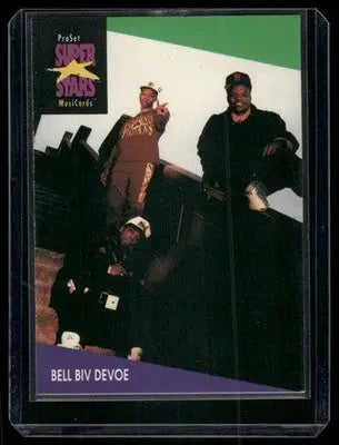 1991 Pro Set Super Stars MusiCards Bell Biv DeVoe #109 - Music Card Single