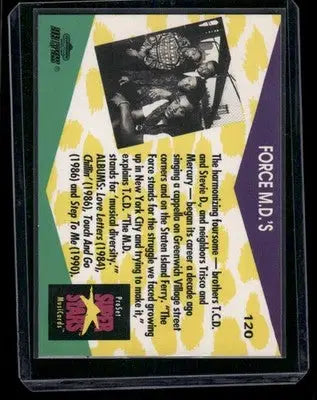 1991 Pro Set Super Stars MusiCards Force M.D.’s #120 - Other