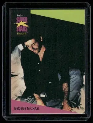 1991 Pro Set Super Stars MusiCards George Michael #78 - Non-Sports Card Single