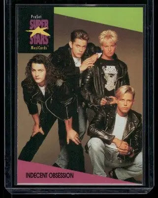 1991 Pro Set Super Stars MusiCards Indecent Obsession #53 - Non-Sports Card Single
