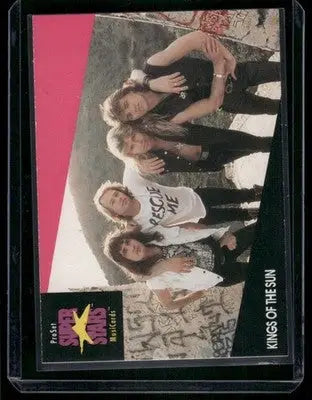 1991 Pro Set Super Stars MusiCards Kings of the Sun #195 - Music Card Single