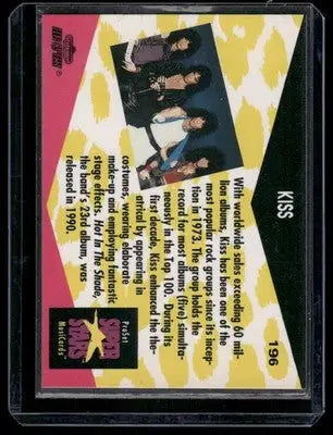 1991 Pro Set Super Stars MusiCards KISS #196 - Non-Sports Card Single