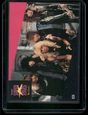 1991 Pro Set Super Stars MusiCards Kix #198 - Music Card Single