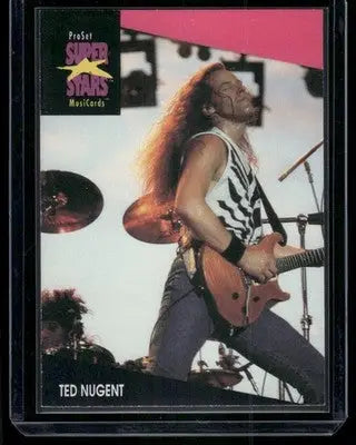 1991 Pro Set Super Stars MusiCards Ted Nugent #213 - Non-Sports Card Single