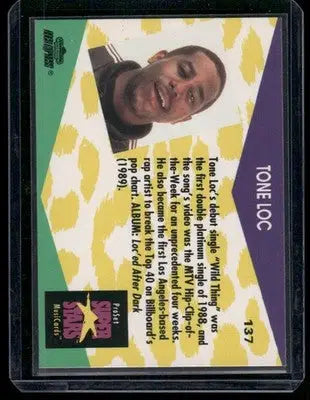 1991 Pro Set Super Stars MusiCards Tone Loc #137 - Non-Sports Card Single