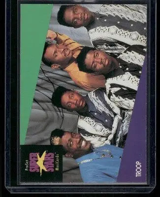 1991 Pro Set Super Stars MusiCards Troop #139 - Music Card Single