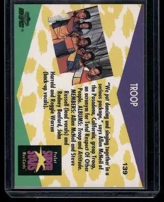 1991 Pro Set Super Stars MusiCards Troop #139 - Other