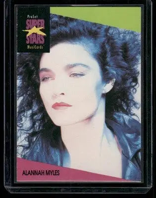 1991 Pro Set Super Stars MusicCards Alannah Myles #81 - Non-Sports Card Single