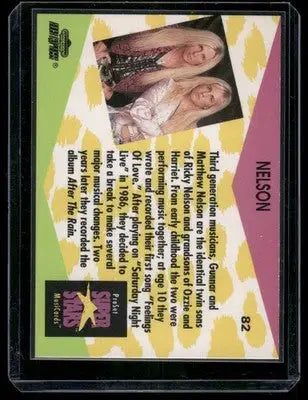 1991 Pro Set SuperStars MusiCards Nelson #82 - Non-Sports Card Single