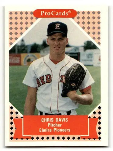 1991 ProCards Tomorrow’s Heroes #24 Chris Davis Elmira Pioneers Base ID:56165 - Baseball Card Single