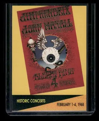 1991 ProSet John Mayall Jimi Hendrix Albert King Fillmore Auditorium #260 - Non-Sports Card Single
