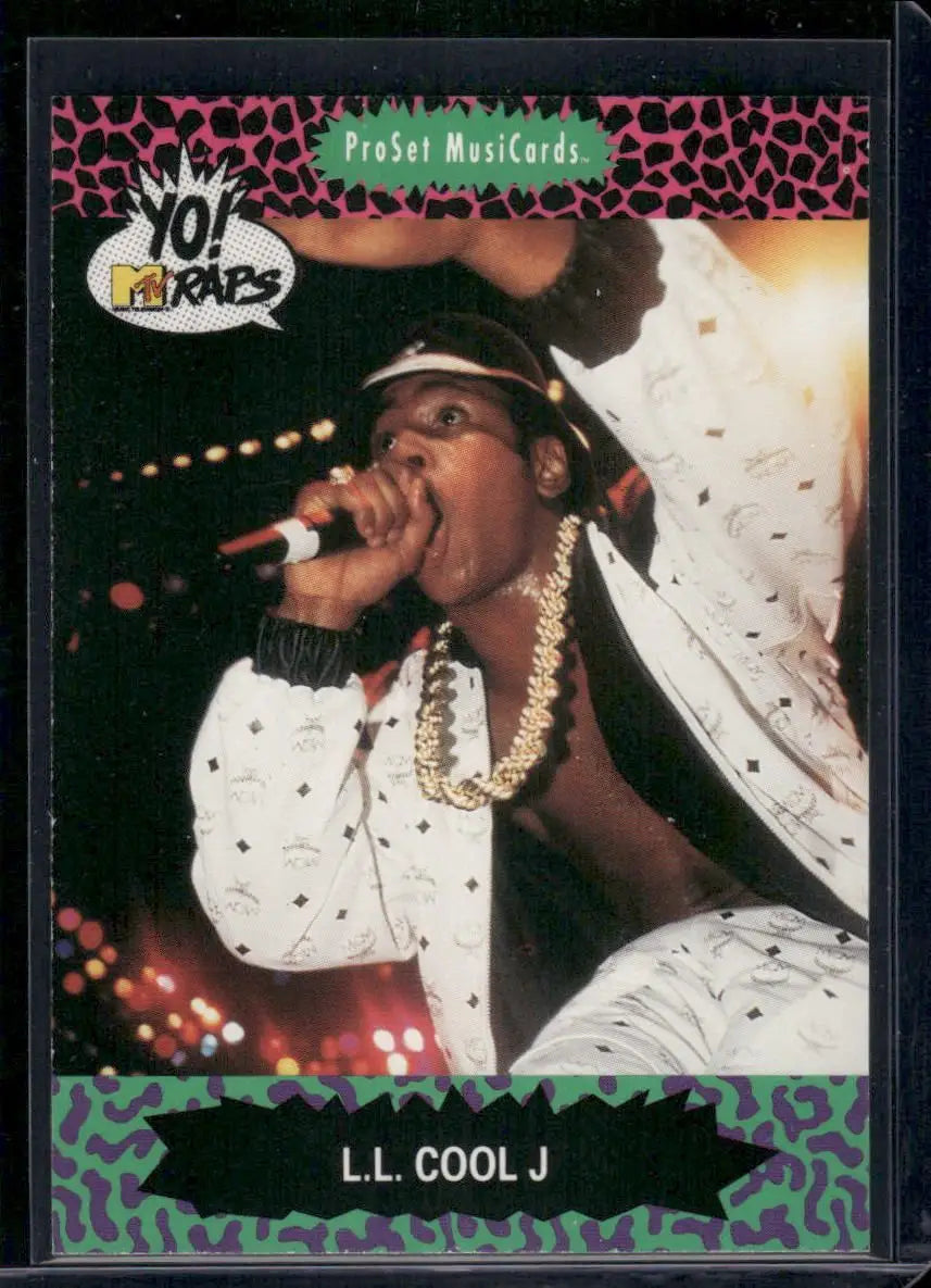 1991 ProSet MusiCards Yo! MTV Raps L.L. COOL J #48 - Other