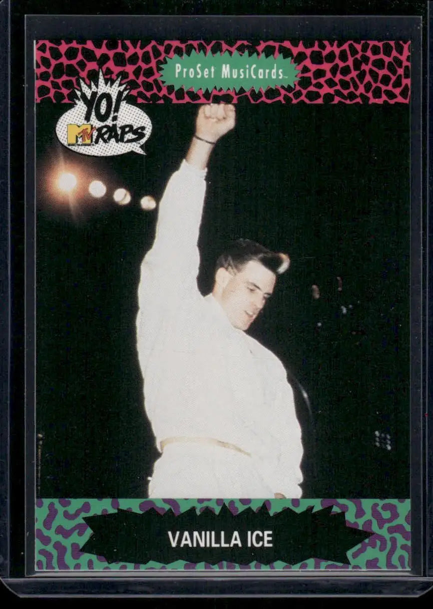 1991 ProSet MusicCards Yo! MTV Raps Vanilla Ice #92 - Non-Sports Card Single