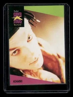 1991 ProSet SuperStars MusiCards Adamski #30 - Music Card Single