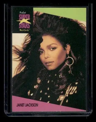 1991 ProSet SuperStars MusiCards Janet Jackson #56 - Non-Sports Card Single