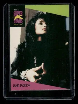 1991 ProSet SuperStars MusiCards Janet Jackson #57 - Non-Sports Card Single