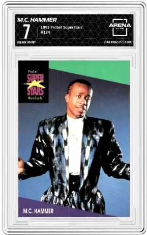 1991 ProSet SuperStars MusiCards M.C. Hammer #124 Arena Club 7 - Non-Sports Card Single