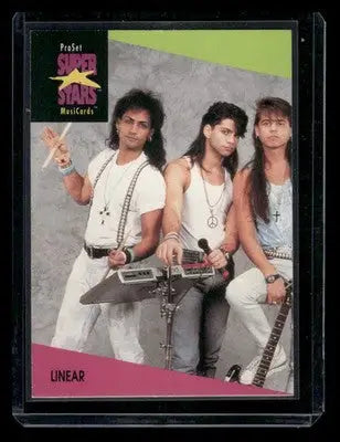 1991 ProSet SuperStars MusiCards Restivo ’Steele’ Pennachio Pauley #64 - Music Card Single