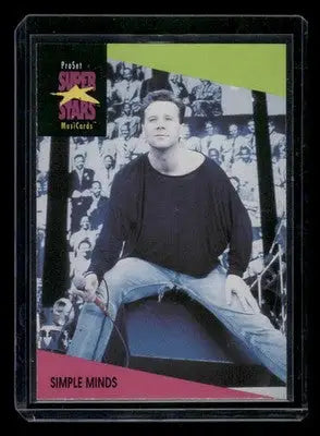 1991 ProSet SuperStars MusiCards Simple Minds #94 - Music Card Single