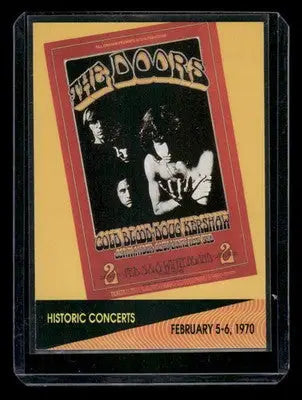 1991 ProSet SuperStars Musicards The Doors Jim Morrison Winterland Arena #255 - Non-Sports Card Single