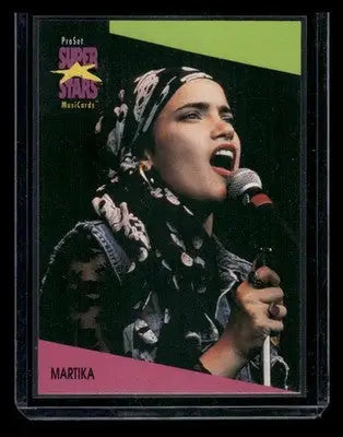 1991 ProSet SuperStars MusicCards Martika #71 - Non-Sports Card Single