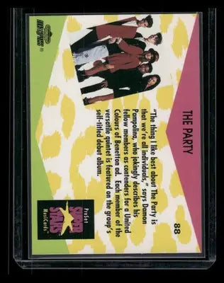 1991 ProSet SuperStars MusicCards The Party #88 - Non-Sports Card Single