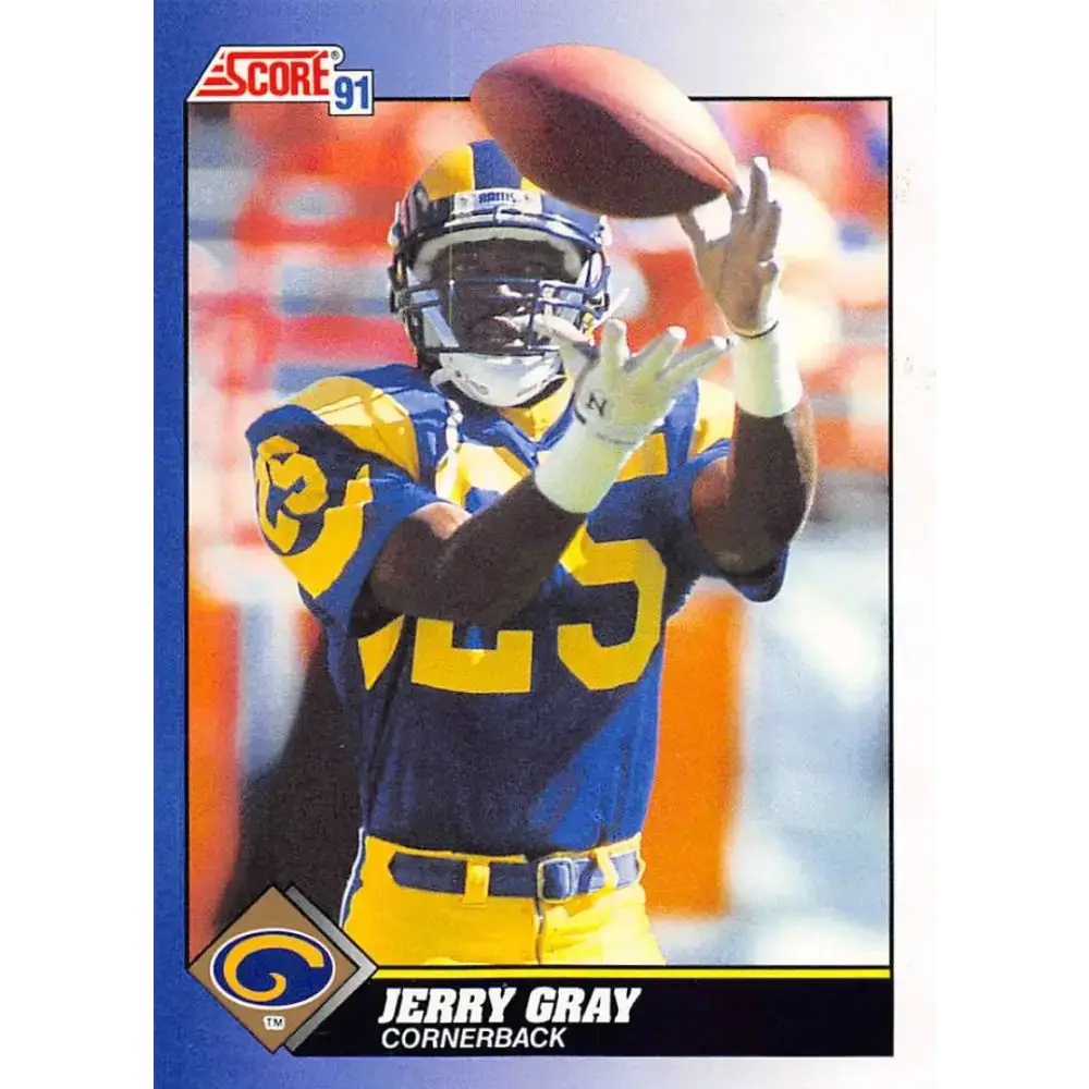 1991 Score #103 Jerry Gray EX Excellent Los Angeles Rams Football Card - Football Card Single