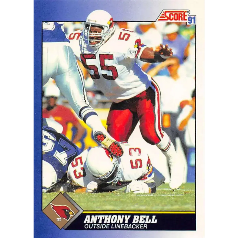 1991 Score #105 Anthony Bell EX Excellent Phoenix Cardinals Football Card - Football Card Single