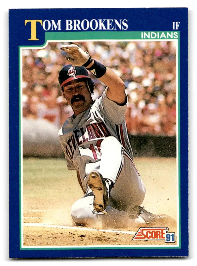 1991 Score #106 Tom Brookens - Baseball Card Single