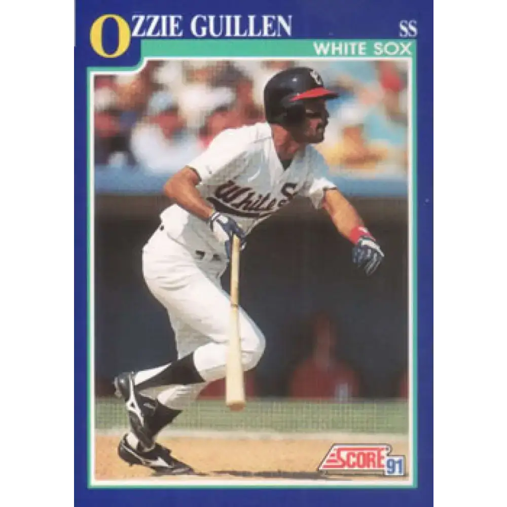 1991 Score #11 Ozzie Guillen NM-MT Chicago White Sox Baseball Card - Baseball Card Single