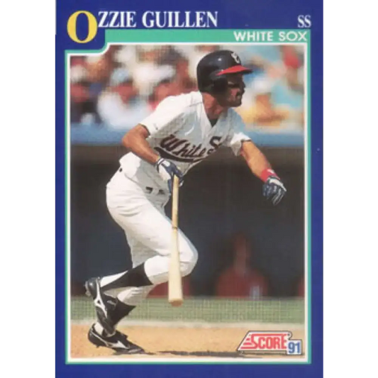 1991 Score #11 Ozzie Guillen NM-MT Chicago White Sox Baseball Card - Baseball Card Single