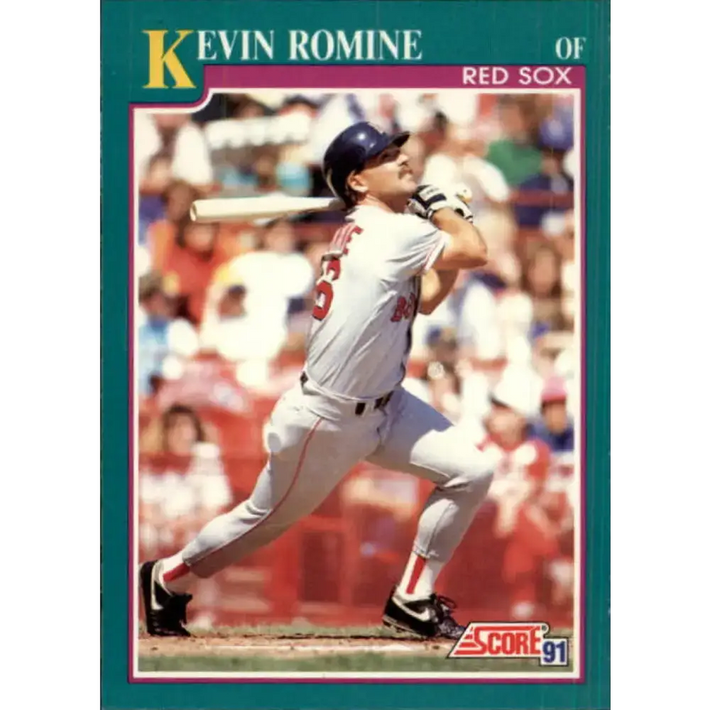 1991 Score #116 Kevin Romine NM-MT Boston Red Sox Baseball Card - Baseball Card Single