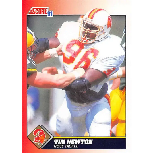 1991 Score #119 Tim Newton EX Excellent RC Rookie Tampa Bay Buccaneers Football Card - Football Card Single