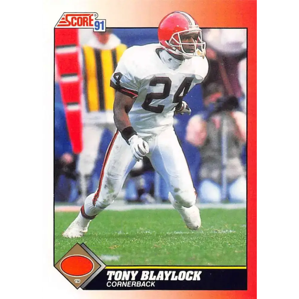 1991 Score #124 Tony Blaylock EX Excellent Cleveland Browns Football Card - Football Card Single