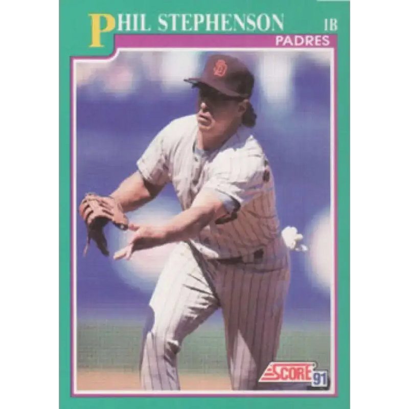 1991 Score #138 Phil Stephenson NM-MT San Diego Padres Baseball Card - Baseball Card Single
