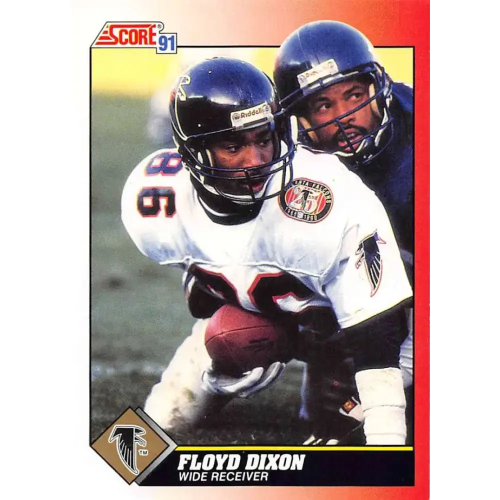 1991 Score #163 Floyd Dixon EX Excellent Atlanta Falcons Football Card - Football Card Single