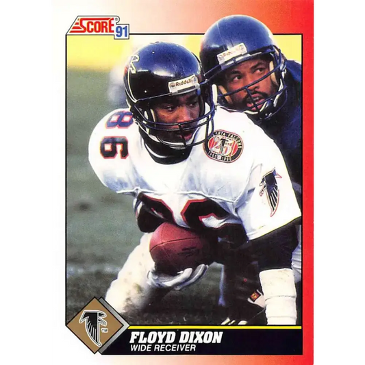 1991 Score #163 Floyd Dixon EX Excellent Atlanta Falcons Football Card - Football Card Single