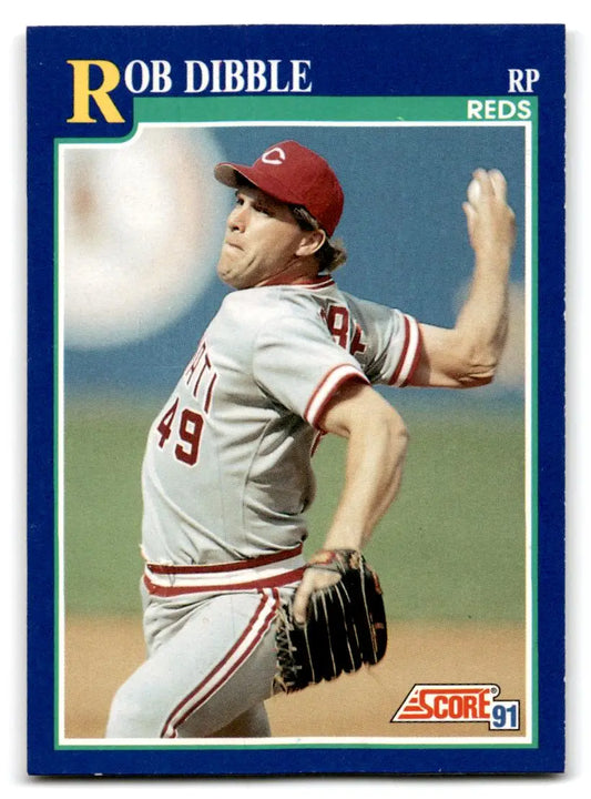 1991 Score #17 Rob Dibble - Baseball Card Single