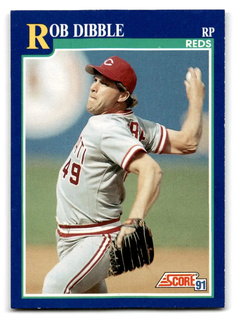 1991 Score #17 Rob Dibble - Baseball Card Single
