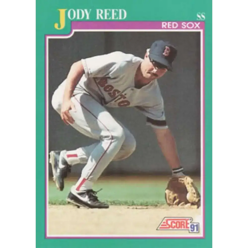 1991 Score #173 Jody Reed NM-MT Boston Red Sox Baseball Card - Baseball Card Single