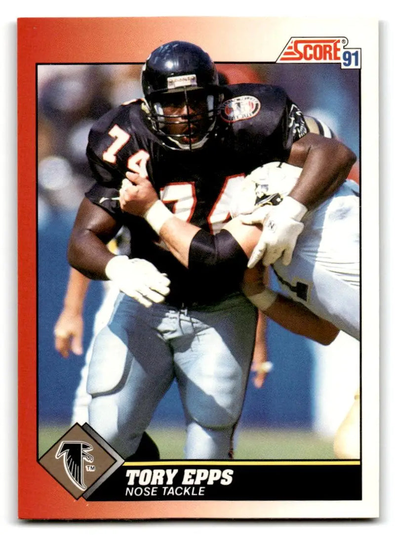 1991 Score #174 Tory Epps - Football Card Single