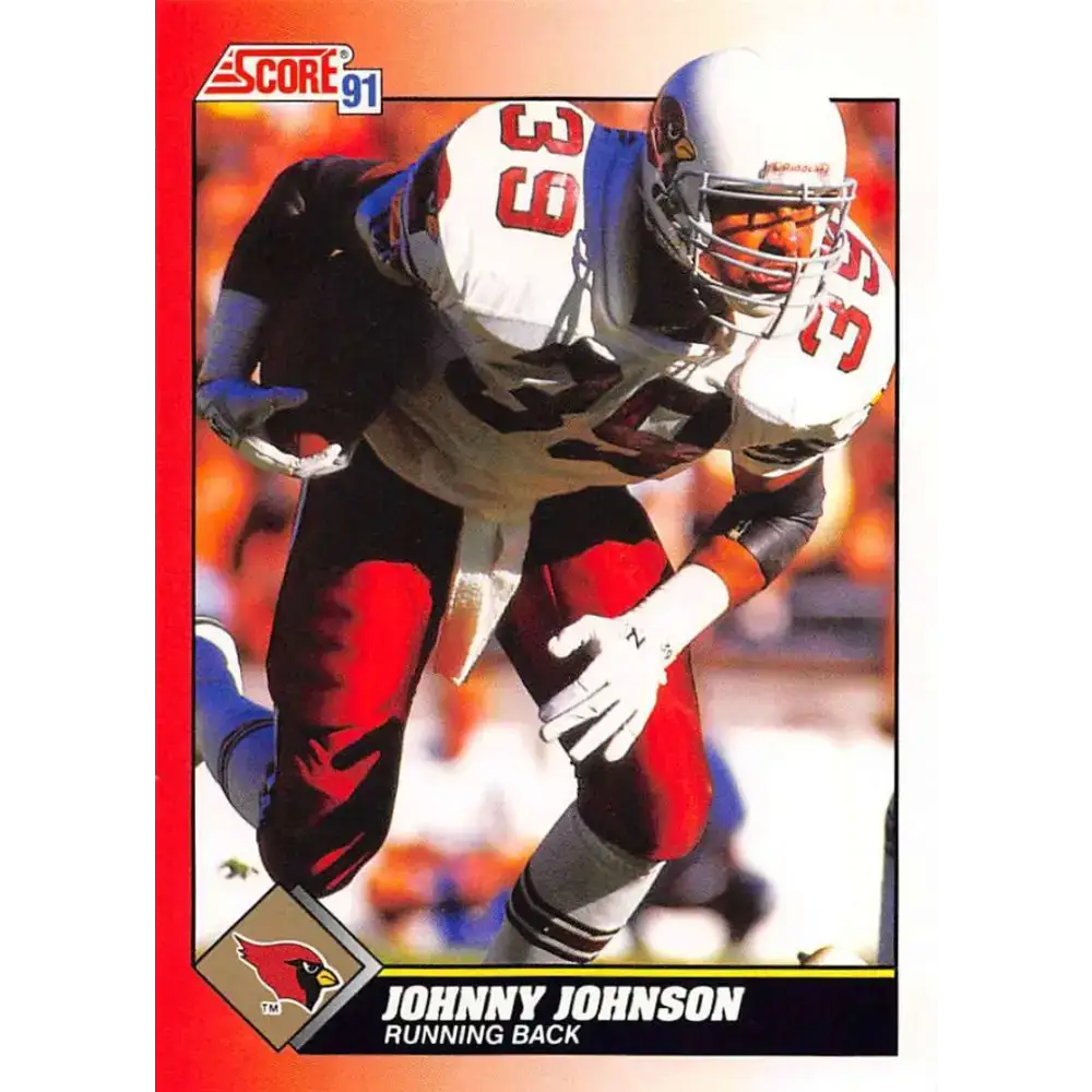 1991 Score #190 Johnny Johnson EX Excellent Phoenix Cardinals Football Card - Football Card Single